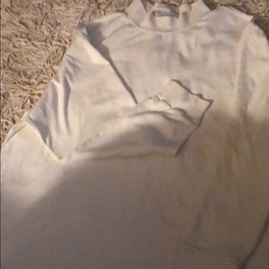 Rebecca Malone 3X white long sleeve turtleneck